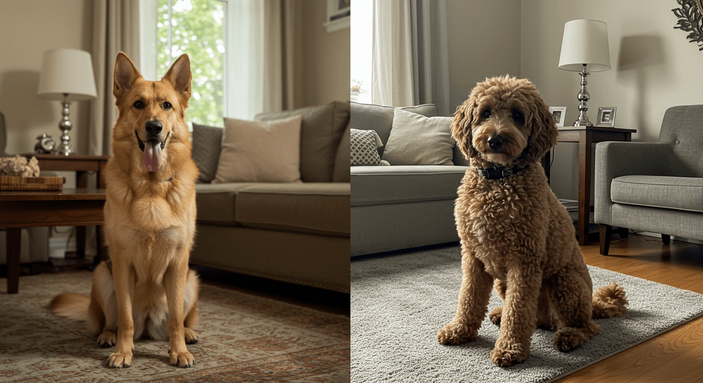 German Shepherds vs. Poodles